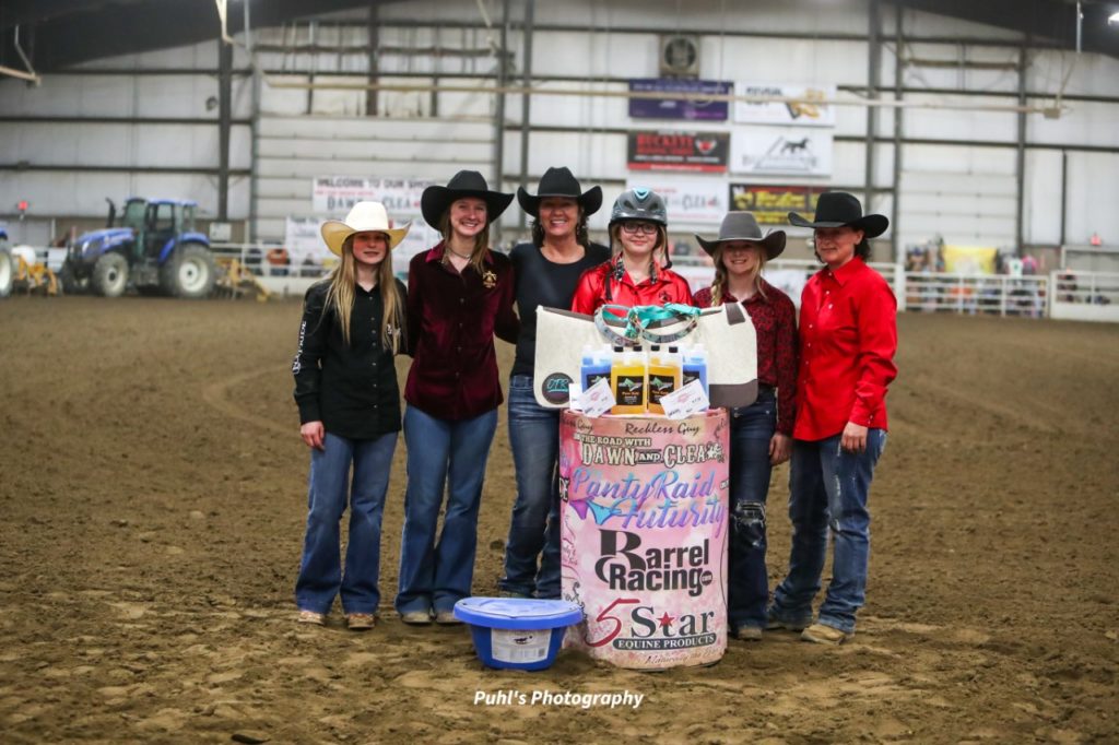 Youth Barrel raceing stars at The Panty Raid barrel race