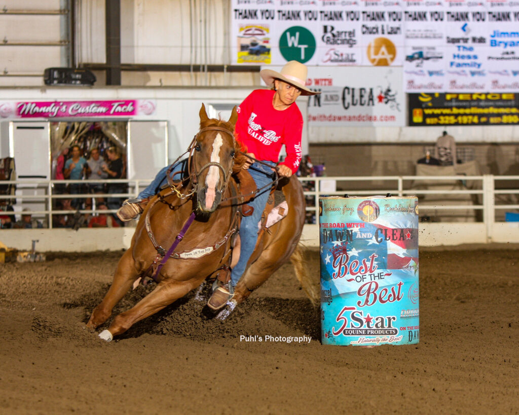 Cindy Patrick barrel racing at best of the best