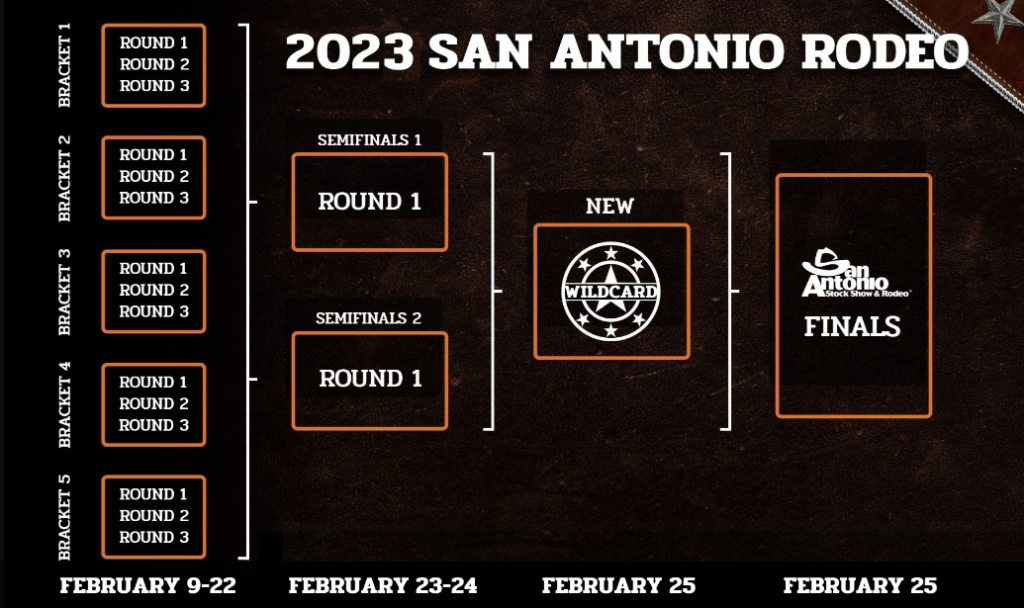 Graphic depicting San Antonio's tournament-style layout